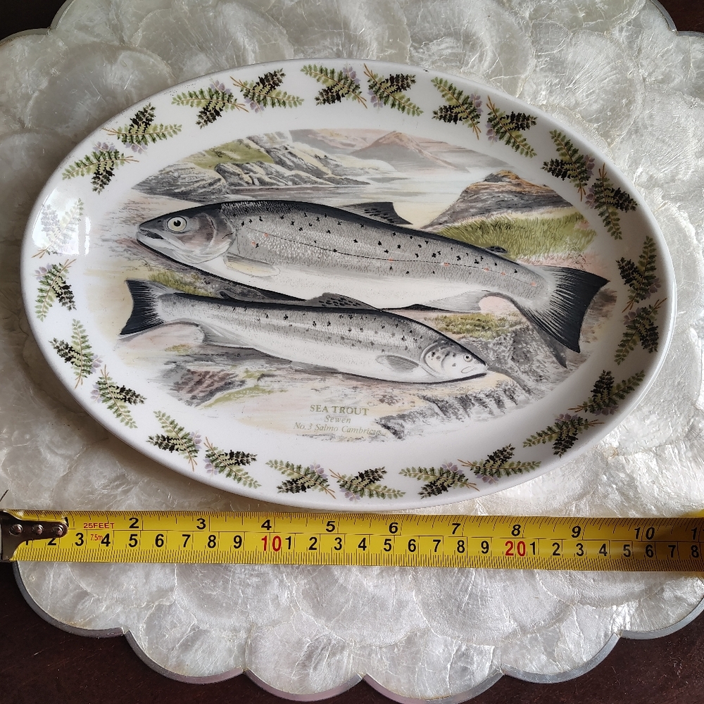 Fish Design Oval Platter
